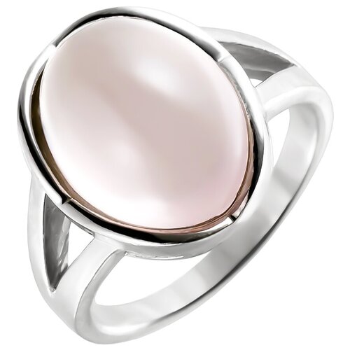 фото Balex кольцо 1405937834 из серебра 925 пробы с розовым кварцем природным, размер 19