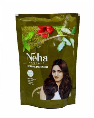 Хна натуральная для волос Хербал Механди Неха (Herbal Mehandi hair Neha) 140 гр.