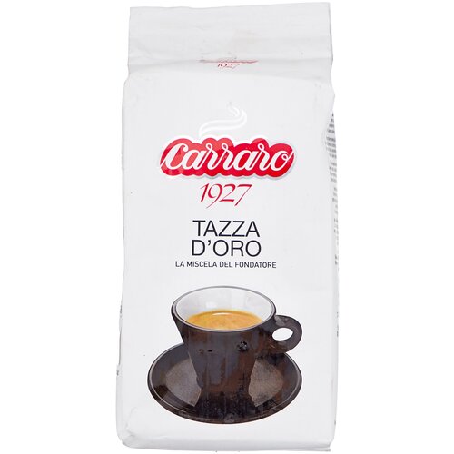 Кофе молотый Carraro Tazza D` Oro, 250 г, вакуумная упаковка