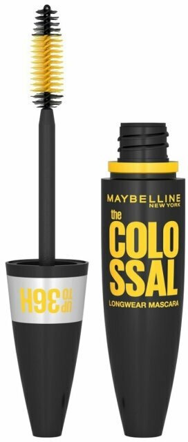 Мейбелин / Maybelline - Тушь для ресниц Volume Express Colossal Longwear Mascara 36 часов цвет: черный 10 мл