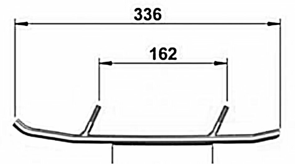 Коньки лыж усиленные 160 мм Sledex для Lynx, Ski-Doo — фото 1
