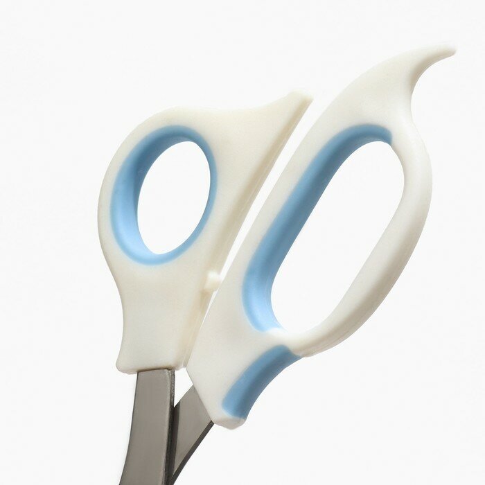 Изображение Ножницы-когтерезы средние с упором для пальца, 12 х 4,5 х 1,4 см, эконом, микс цветов, 2581892