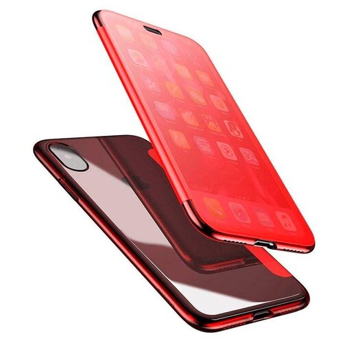 фото Чехол-книжка baseus touchable case для apple iphone xs max красный