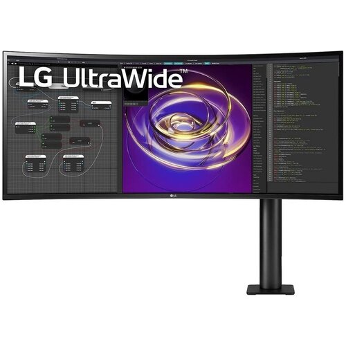 Монитор LG 34(3440x1440) LG Curved UltraWide 34WP88CN-B /матрица IPS Матовая /Встроенные колонки Регулировка высоты