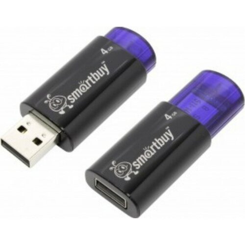 Память Flash USB 04 Gb Smart Buy Click Blue