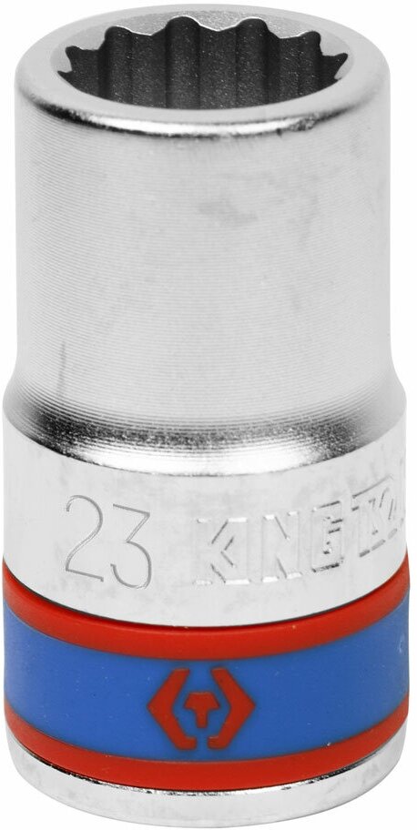 Головка торцевая стандартная двенадцатигранная 3/4", 23 мм KING TONY 633023M