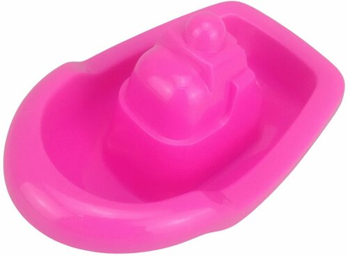 Катерок для купания, игрушка для ванной кораблик детский, цвет розовый