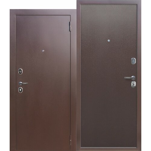 Входная дверь Ferroni Гарда Металл/Металл (960мм) левая дверь входная ferroni гарда левая графит велюр белый софт 860х2050 мм