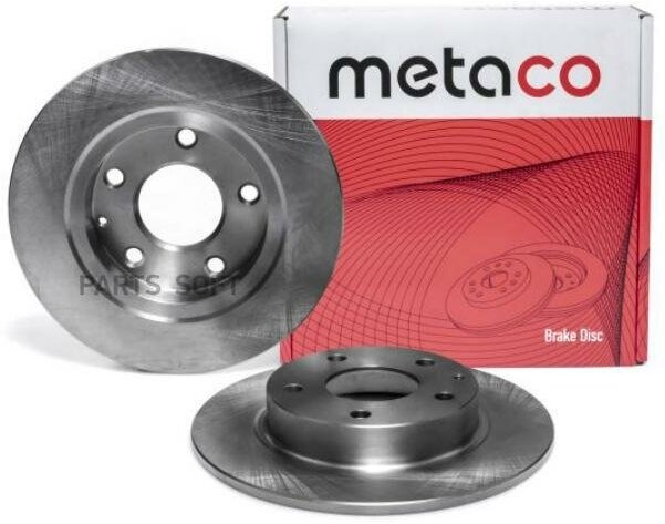 METACO 3060-100 (584112F100 / S584112F100) диск тормозной задний Cerato (Серато) (2004-2008) spectra (Комплект 2 штуки)