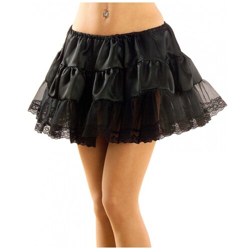 Короткий черный подъюбник (10999) 44-46 юбка размер 46 черный