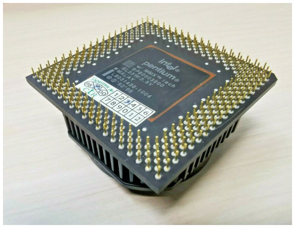 Процессор Intel Pentium 200 MHz MMX 1 x, OEM