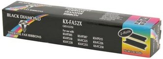 Пленка PANASONIC FP207/218/FC258/228 (2 х 30м) (KX-FA52) Black Diamond