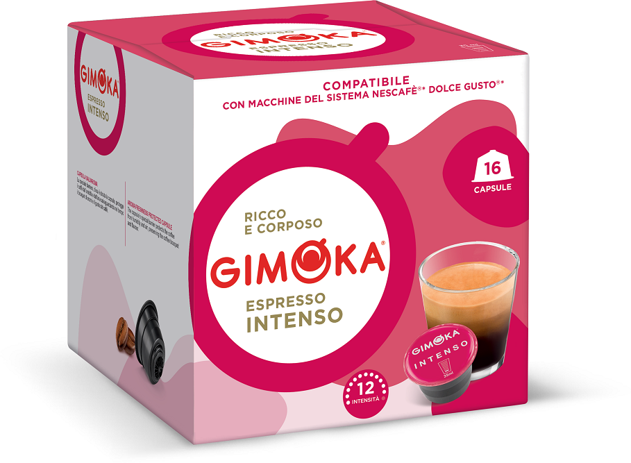 Кофе в капсулах GIMOKA Intenso Espresso для кофе машин Dolce Gusto, 16 шт