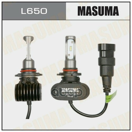 Лампа Светодиодная Masuma Hb3 Led 6000K 4000Lm 12V/65W P20d Cree (Компл. 2 Шт.) Masuma арт. L650