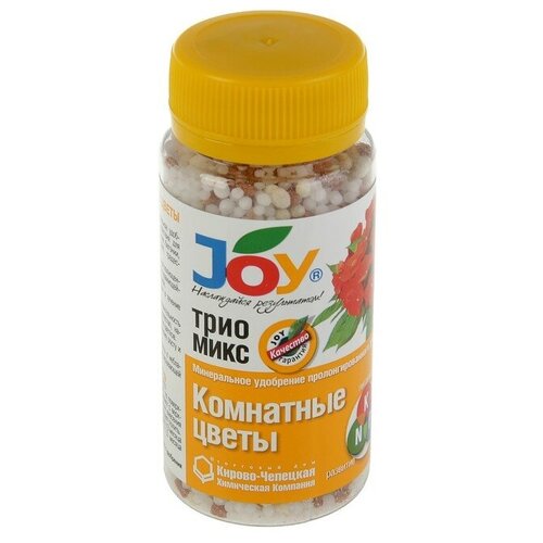 удобрение joy трио микс балконные цветы 100 гр Удобрение минеральное JOY, трио микс, Комнатные цветы, гранулы, 100 г