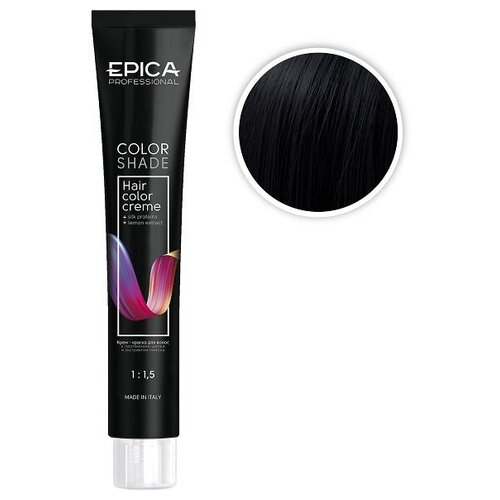 epica professional color shade крем краска для волос 4 7 шатен шоколадный 100 мл EPICA Professional Color Shade крем-краска для волос, 4.17 шатен древесный, 100 мл