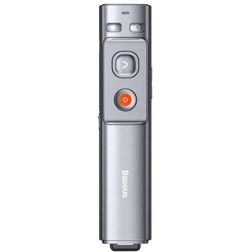 Пульт дистанционного управления для презентаций Baseus Orange Dot Wireless Presenter (Red Laser) Grey (WKCD000013)