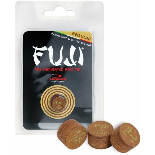 наклейка для кия longoni fuji regular 13мм hard 1шт Наклейка для кия Longoni Fuji Regular 14мм Soft 1шт.