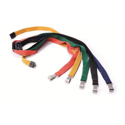 фото Держатель для бейджа durable soft colour, с безопасным замком, 10 штук