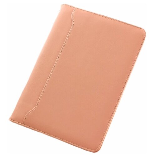 фото Чехол-футляр mypads для huawei mediapad m5 lite 8 64gb lte / huawei mediapad m5 lite 8 64gb wifi с визитницей и держателем для руки бежевый натуральная кожа