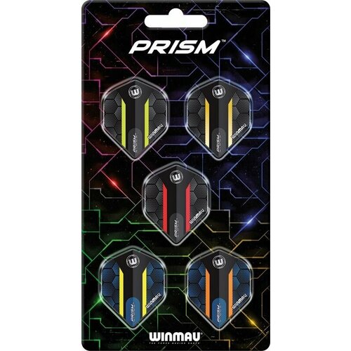 Набор из 5-ти комплектов оперений для дротиков Winmau Prism Alpha 8119 new red 360° robotic prism for total station universal prism 5 8x11 thread