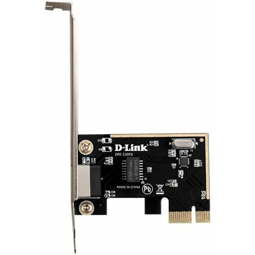 d link dfe 530tx e1a сетевой pci express адаптер с 1 портом 10 100base tx oem Сетевой адаптер Fast Ethernet D-Link DFE-530TX DFE-530TX/E1A PCI Express