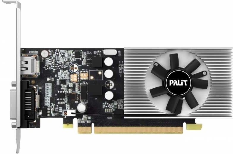 Видеокарта Palit PCI-E PA-GT1030 2GD4 NVIDIA GeForce GT 1030 2048Mb 64 DDR4 1151/2100 DVIx1 HDMIx1 H