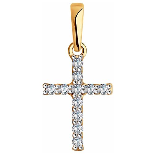 фото Sokolov подвеска из золота с фианитами swarovski 81030168