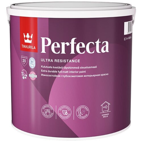 Tikkurila Perfecta 2,7 л Краска для стен и потолков