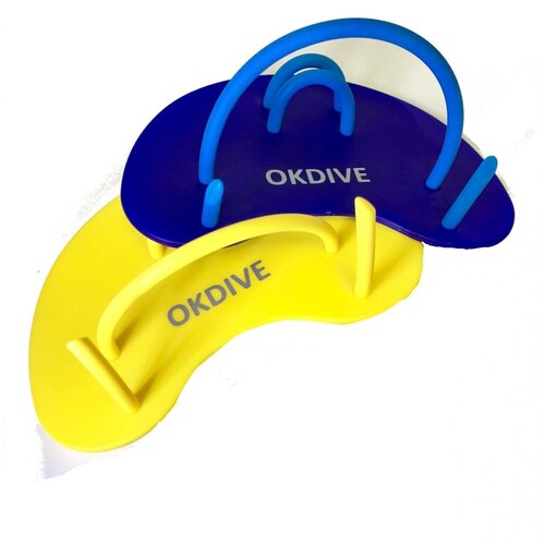 фото Лопатки для плавания okdive ok00060bl, синий
