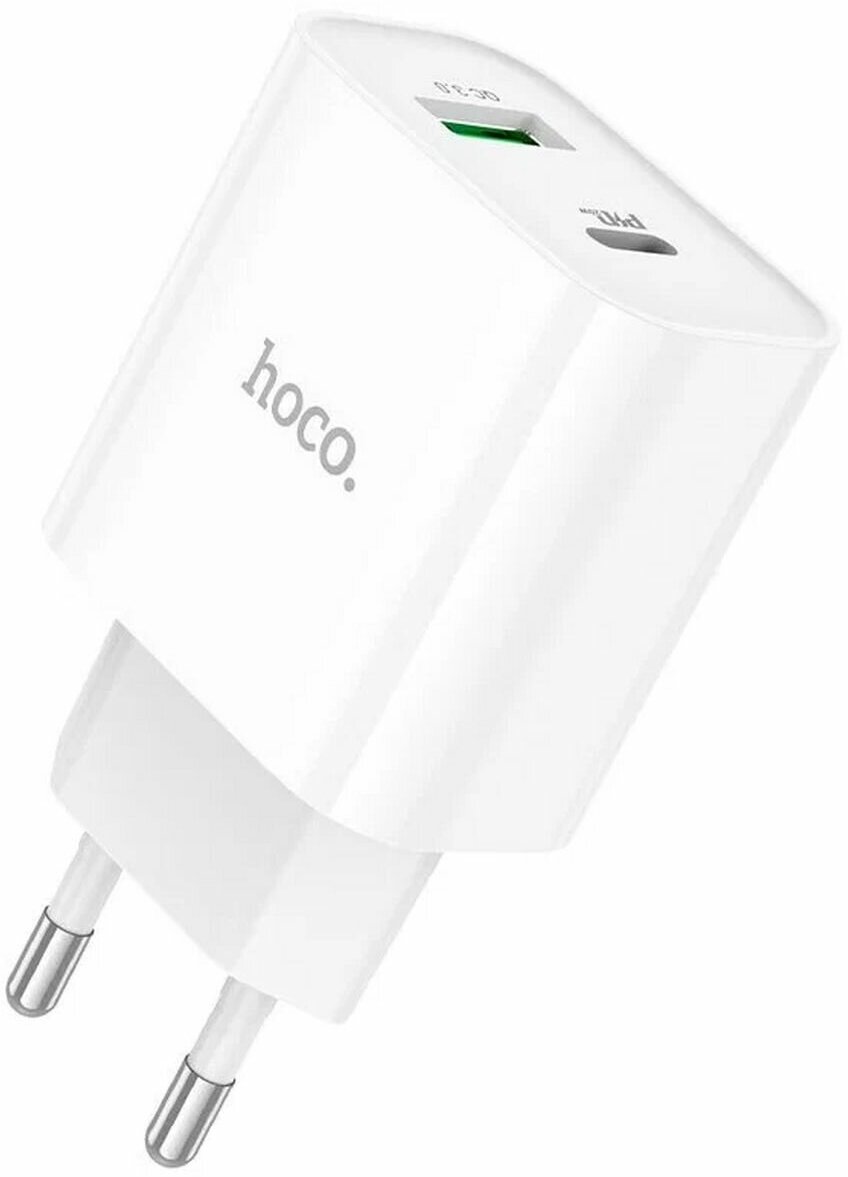 Зарядное устройство Hoco C80A Plus 3А. USB-A USB-C.