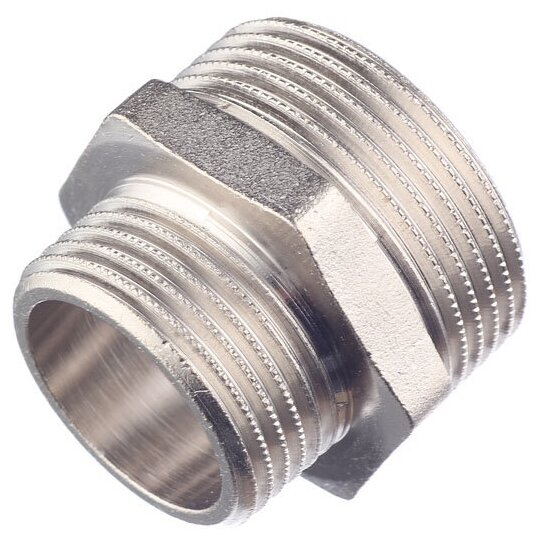 ниппель-переходник (бочонок) 1/2"х3/8" н/н mpf, mp-у Мастерпроф - фото №2