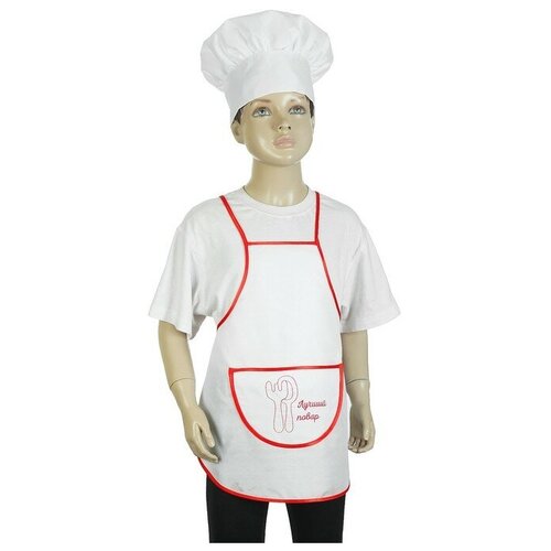 фото Карнавальный костюм"поварёнок"фартук,колпак,р28-30,рост 98-116 3505172 страна карнавалия