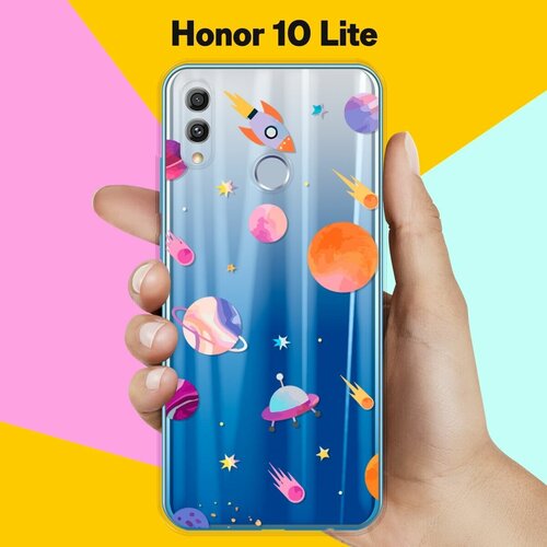 Силиконовый чехол на Honor 10 Lite Планеты / для Хонор 10 Лайт силиконовый чехол планеты на honor 10 lite