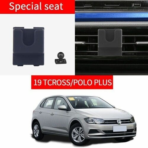 Крепление для держателя телефона для VW POLO Plus 19-21 коврик автомобильный element volkswagen polo vi2020 лев 1шт 3da58975210k fl