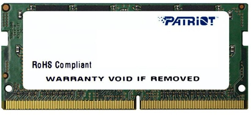 Оперативная память 4Gb DDR-III 1600Mhz Patriot SO-DIMM (PSD34G16002S)