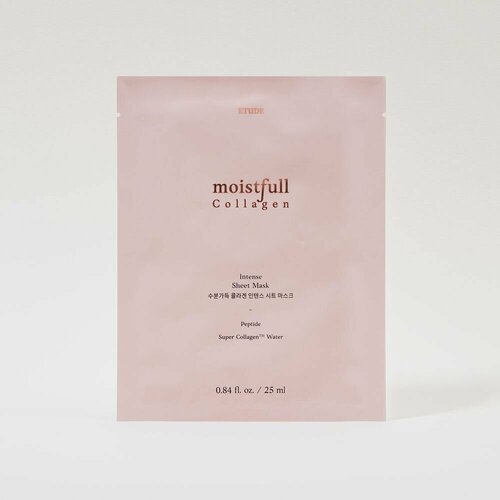 Интенсивная тканевая маска для лица с коллагеном и пептидами Moistfull Collagen Intense Sheet Mask 5 шт*25 мл