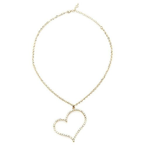 Колье Ann Devine, длина 30 см, золотой heart shaped necklace necklace female stainless steel mini simple love star pendant clavicle chain