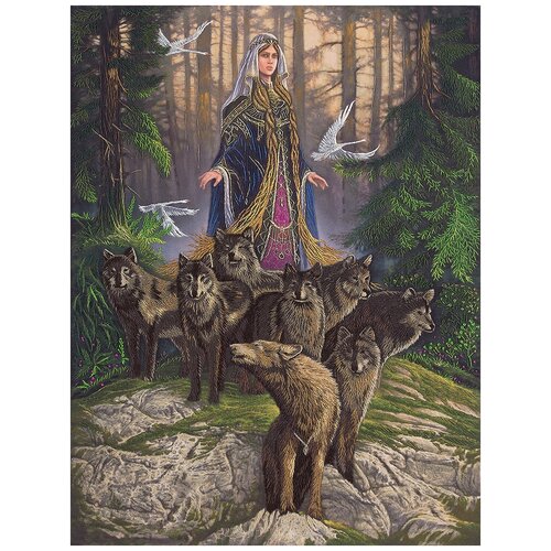 фото Набор для вышивания "panna" "живая картина" jk-2080 ( жк-2080 ) "новолетие"