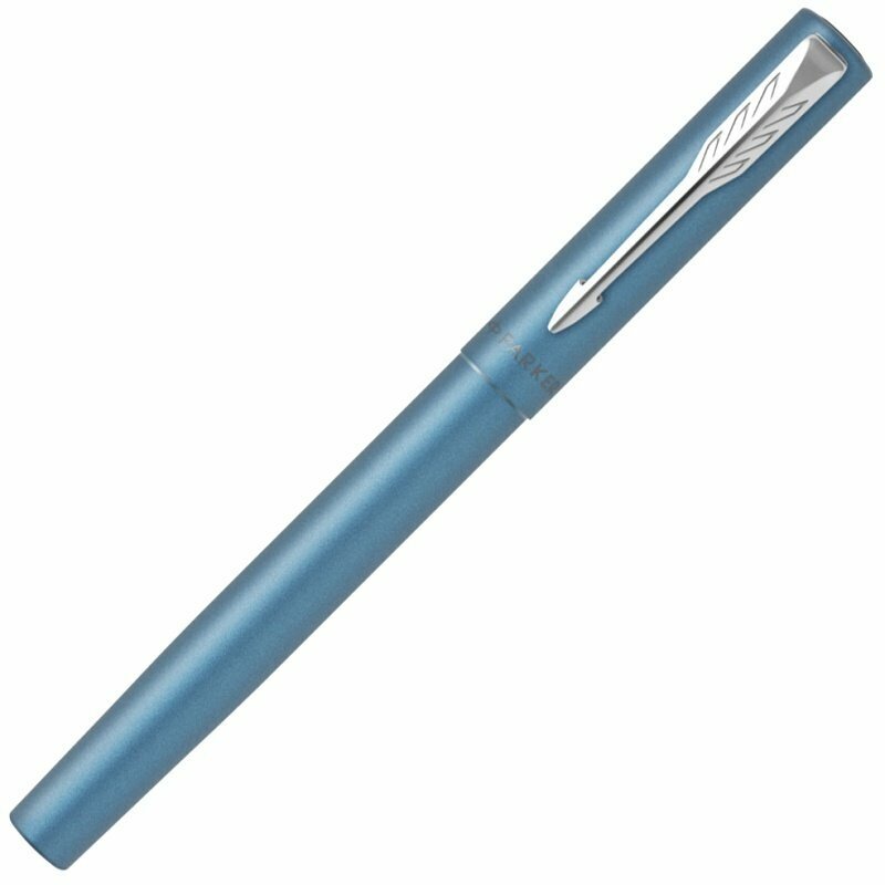 Ручка перьев. Parker Vector XL F21 (2159761) морской волны мет. F сталь нержавеющая в компл.:картрид - фото №14