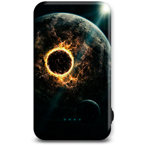 Power Bank Повербанк на 5000 mAh павер банк переносной аккумулятор для зарядки телефона повербанк с рисунком Звездочки графика черная 99800₽