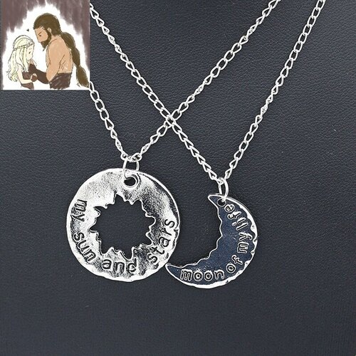 Колье, серебряный