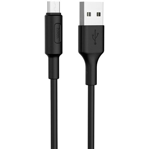 Кабель USB MicroUSB Hoco X25 черный