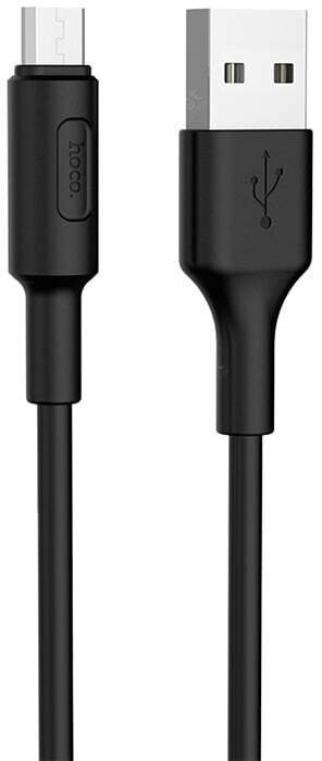 Кабель USB MicroUSB Hoco X25 черный