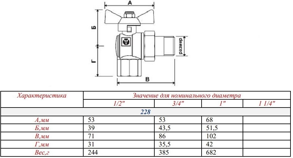 Кран шаровый Valtec - фото №10