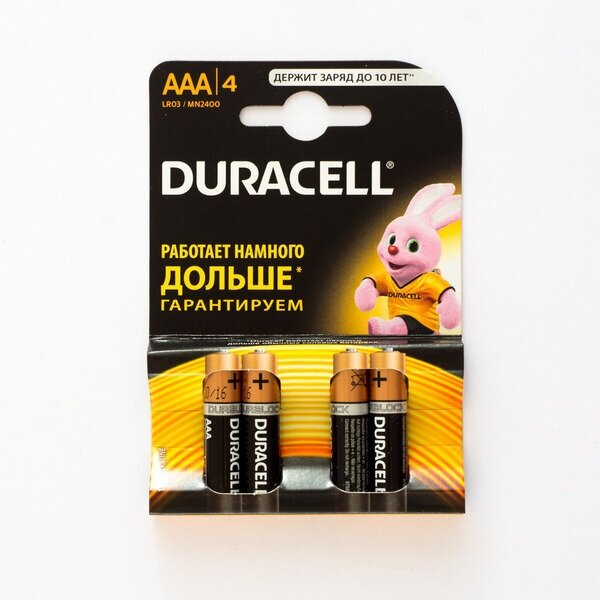 Батарея Duracell Optimum ААА 4 