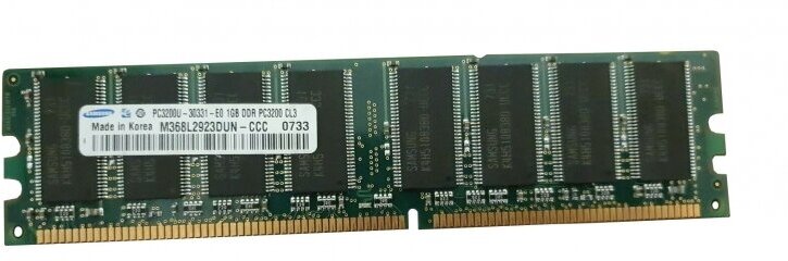 Оперативная память Samsung M368L2923DUN-CCC DDR 1024Mb