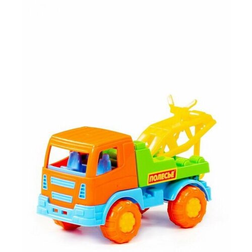 Машинка Полесье Автомобиль-эвакуатор Tема, оранжевый, пластик, 16,8х8,3х8,8 см