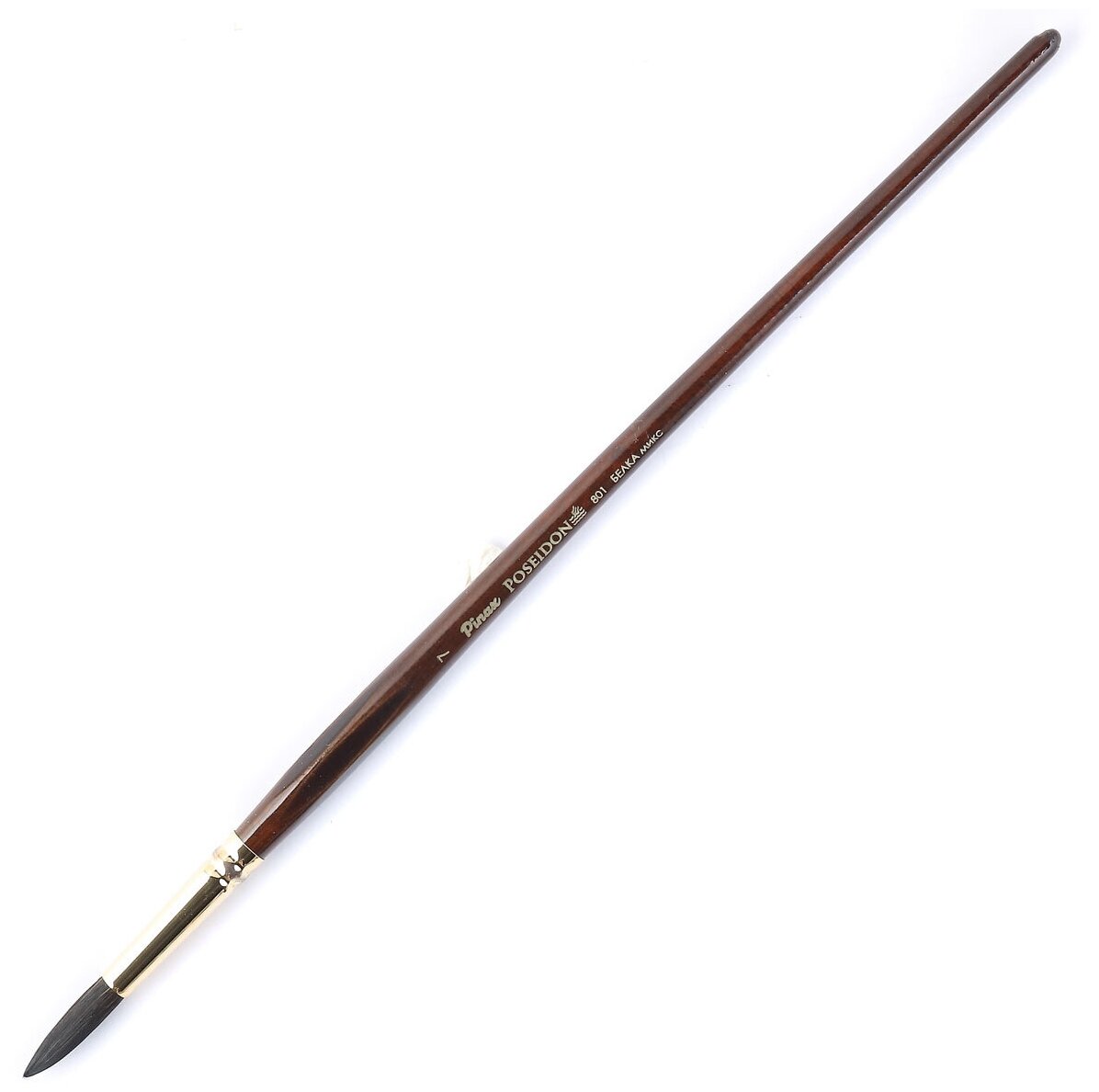 фото Кисть Pinax Poseidon, белка/синтетика, круглая, с длинной ручкой