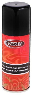 Veslee Аэрозольная краска Veslee акриловая, термостойкая, чёрная, 100 мл